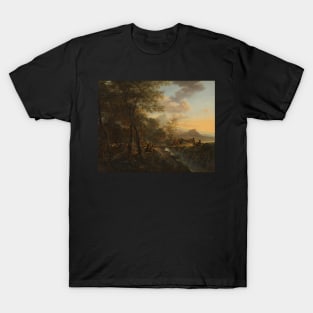 Italian Landscape with a Draughtsman by Jan Both T-Shirt